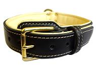 Nappa Padded Leather Dog Collar for Bull Terrier C443 Nappa Padded Leather Dog Collar for Bull Terrier C443