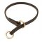 Leather Bull Terrier Choke Collar for Effective Training