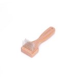 "Tidy Look" Wooden Brush/Comb With Metal Teeth for English Bull Terrier