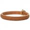 Braided Design Leather Bull Terrier Choke Collar