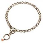 Herm Sprenger Stainless Steel Bull Terrier Choke Collar with Red Quality Label