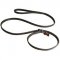 Multifunctional Fast Handling Leather Bull Terrier Leash Choke Collar Combo