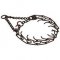 Strong Herm Sprenger English Bull Terrier Pinch Prong Collar of Black Stainless Steel - 2.25 mm (1/11 inch)