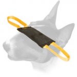 'Firm Bite' Leather Bite Tug for Training English Bull Terrier