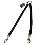 Short Nylon Bull Terrier Leash for Walking 2 Dogs