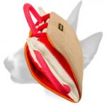 English Bull Terrier Bite Pillow with Leather Cover for Training