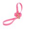 Pink Waterproof English Bull Terrier Leash Made of Biothane