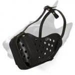 Durable Leather Bull Terrier Muzzle for Attack Training