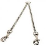Chrome Plated Bull Terrier Coupler for Walking