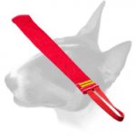 French Linen Bite Rag for Training English Bull Terrier
