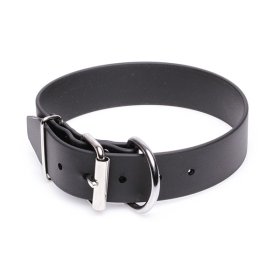 Extra Wide Black Biothane English Bull Terrier Collar