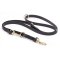 Multipurpose Black Biothane English Bull Terrier Leash for over 7 Different Activities