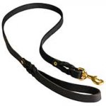 High Quality Leather Bull Terrier Leash for Walking and Training