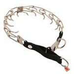 Stainless Steel Bull Terrier Pinch Prong Collar with Quick Release Buckle