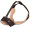 Anti-Barking Nappa Padded Leather Bull Terrier Muzzle