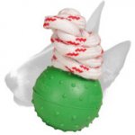 Bull Terrier 'Joy and Train' Dotted Ball for Training and Playing