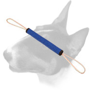 French Linen Rolled Bite Tug for English Bull Terrier Puppies French Linen Rolled Bite Tug for English Bull Terrier Puppies