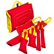 Bull Terrier Bite Tugs Set of 7 Dog Items for Puppy Training