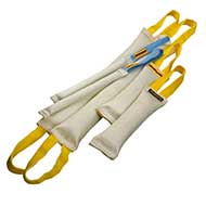 Fire Hose Bull Terrier Bite Training Set of 6 Dog Tools
