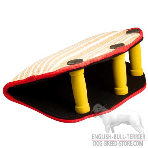  Jute Bull Terrier Bite Builder with Three Comfortable Handles