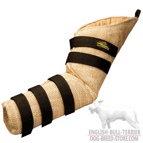 Hidden Protection Jute Bull Terrier Bite Sleeve for Schutzhund Training