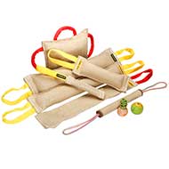 Bull Terrier Training Set (Jute Bite Tugs)