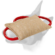 English Bull Terrier Jute Bite Pillow for Professional Training English Bull Terrier Jute Bite Pillow for Professional Training