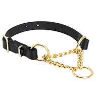 "Smart control" English Bull Terrier Martingale Dog Collar 1/6 inch (4 mm) "Smart control" English Bull Terrier Martingale Dog Collar 1/6 inch (4 mm)
