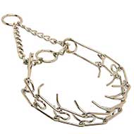 "Like a Mama's Pinch" Bull Terrier Dog Prong Collar 1/10 inch (2.3 mm) "Like a Mama's Pinch" Bull Terrier Dog Prong Collar 1/10 inch (2.3 mm)