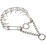 "Calm Down Effect" English Bull Terrier Pinch Collar 1/8 inch (3.2 mm) "Calm Down Effect" English Bull Terrier Pinch Collar 1/8 inch (3.2 mm)