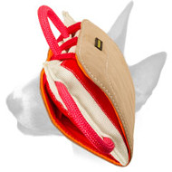 English Bull Terrier Bite Pillow with Leather Cover for Training English Bull Terrier Bite Pillow with Leather Cover for Training