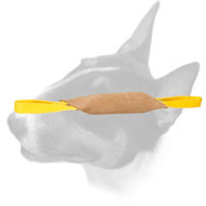 High-Quality Leather Bull Terrier Bite Tug with 2 Handles