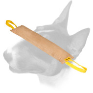 English Bull Terrier Huge Leather Bite Tug with Handles for Pro Training English Bull Terrier Huge Leather Bite Tug with Handles for Pro Training