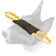 'Firm Bite' Leather Bite Tug for Training English Bull Terrier 'Firm Bite' Leather Bite Tug for Training English Bull Terrier