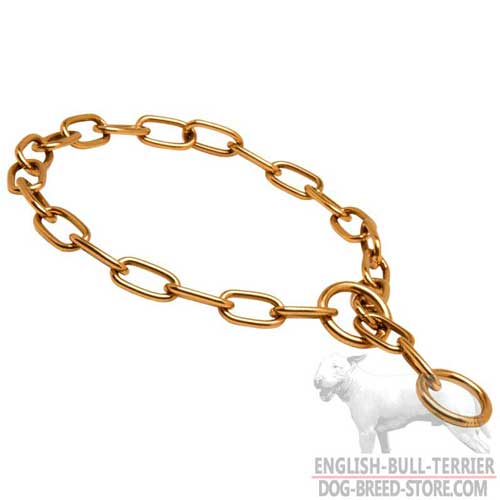 Rust Resistant Curogan Bull Terrier Choke Collar