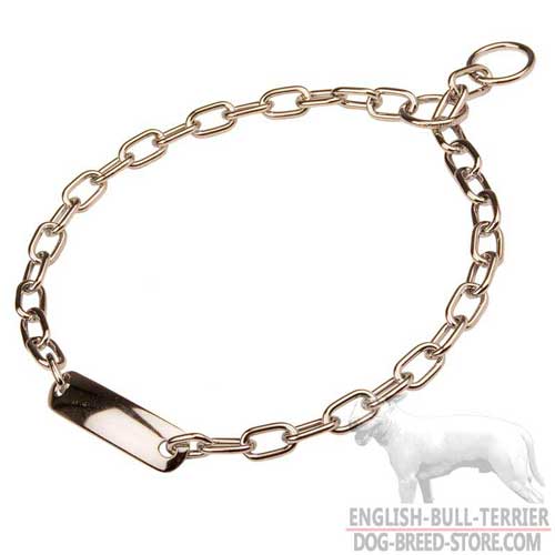 Bull Terrier Fur Saver with Name Tag
