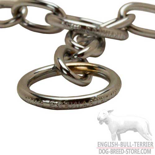 Solid Durable O-Ring on Chrome Plated Bull Terrier Fur Saver