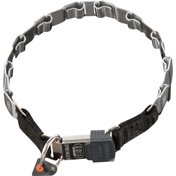 Neck Tech Bull Terrier Pinch Collar with Click-Lock System