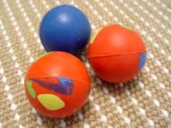 Bright Colored Rubber Bull Terrier Ball Bright Colored Rubber Bull Terrier Ball