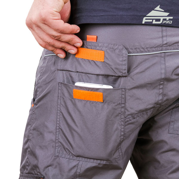 Comfy Design Professional Pants with Useful Side Pockets for Dog Trainers