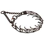 Strong Herm Sprenger English Bull Terrier Pinch Prong Collar of Black Stainless Steel - 2.25 mm (1/11 inch)