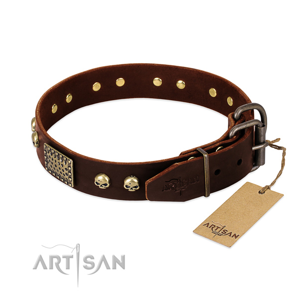 Reliable hardware on daily use dog collar