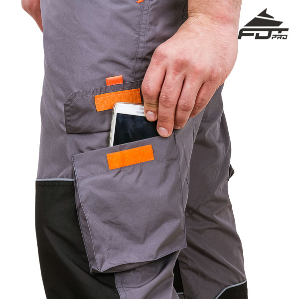 FDT Professional Design Dog Training Pants with Comfy Velcro Side Pocket