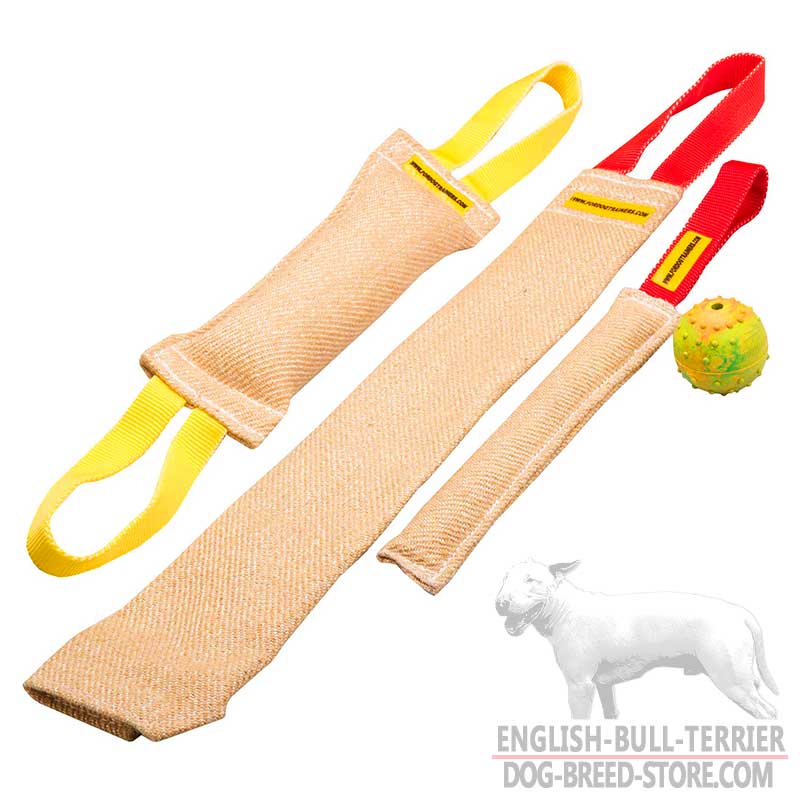 Special Training Set of Jute Bull Terrier Bite Tugs