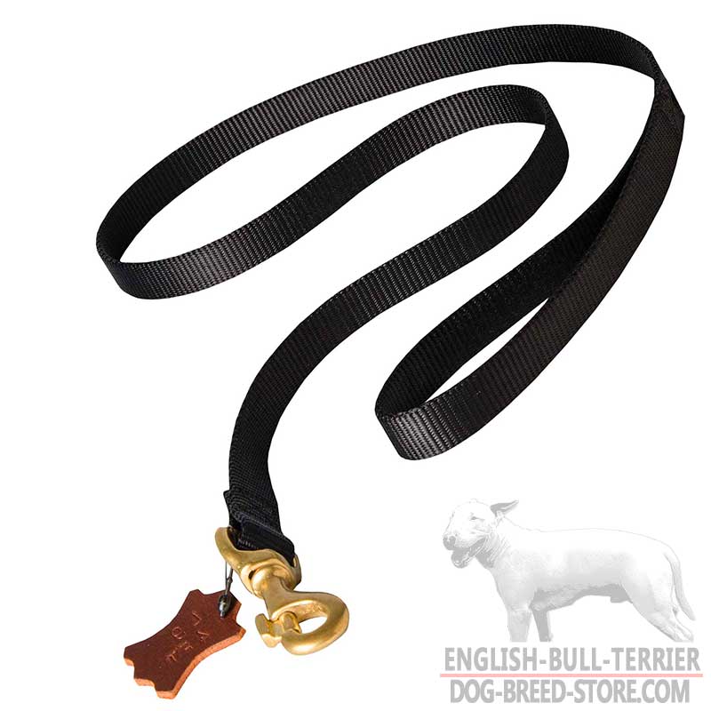 6FT Deluxe Nylon English Bull Terrier Leash