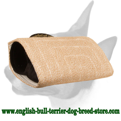 English Bull Terrier Advanced Bite Builder Sleeve for Training Young and Adult Dogs - Click Image to Close