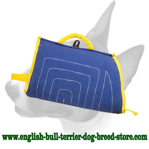Short French Linen Bull Terrier Bite Sleeve for Puppy Training