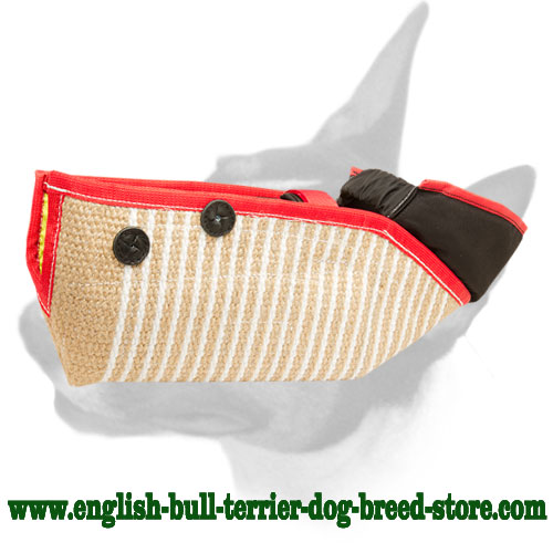English Bull Terrier Jute Short Dog Bite Sleeve for Training