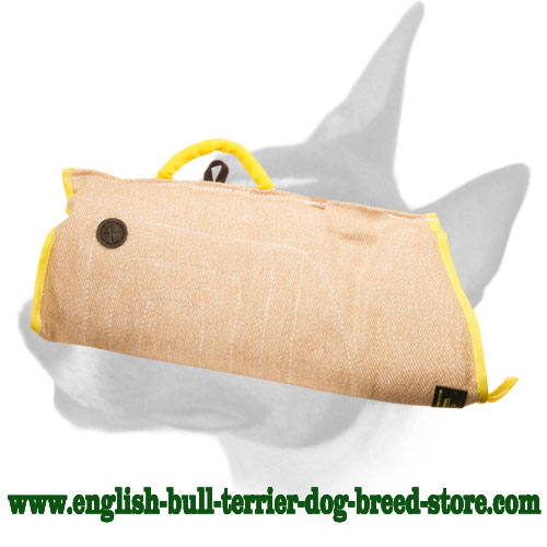 English Bull Terrier Soft Jute Puppy Bite Sleeve