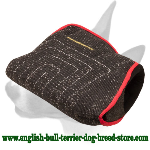 English Bull Terrier Strong Bite Builder Sleeve for Training Young Dogs